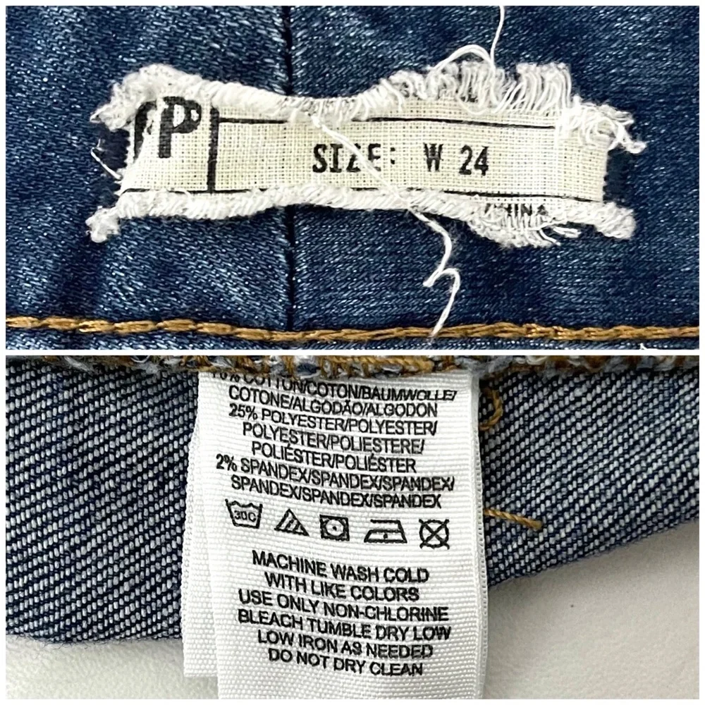 Free People- Skinny Jeans in Medium Wash Size 24. - Picture 8 of 8